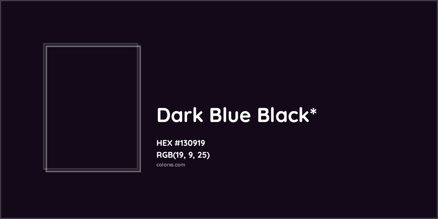 HEX #130919 Color Name, Color Code, Palettes, Similar Paints, Images