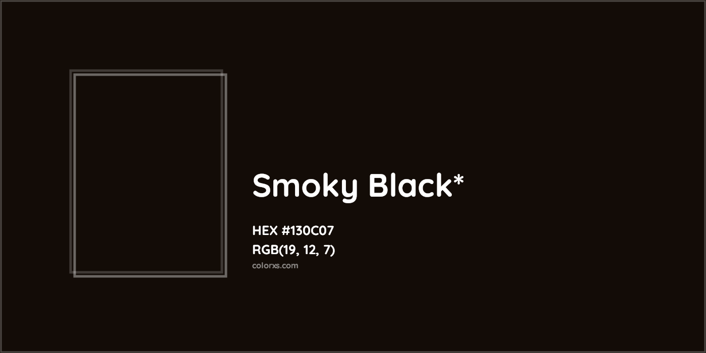 HEX #130C07 Color Name, Color Code, Palettes, Similar Paints, Images