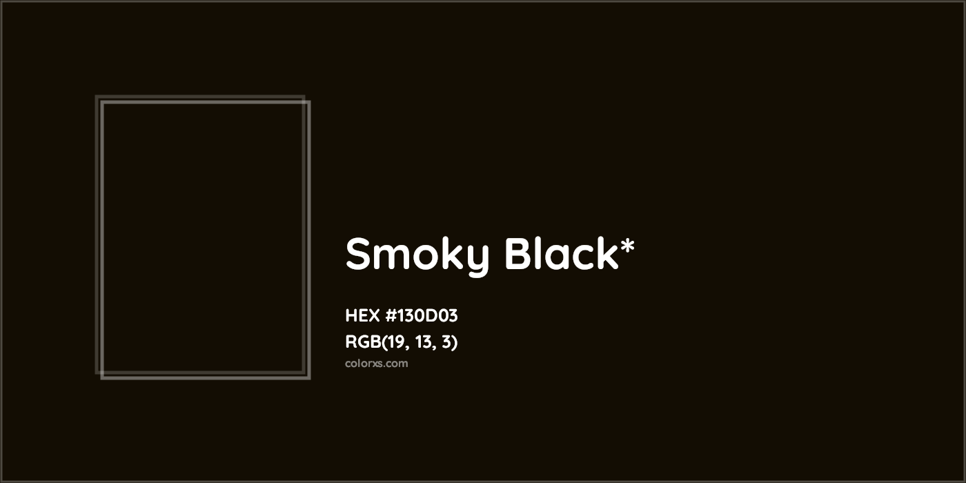 HEX #130D03 Color Name, Color Code, Palettes, Similar Paints, Images