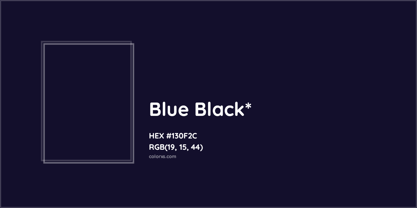 HEX #130F2C Color Name, Color Code, Palettes, Similar Paints, Images