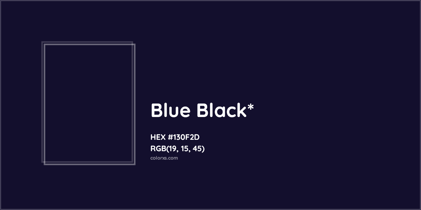 HEX #130F2D Color Name, Color Code, Palettes, Similar Paints, Images