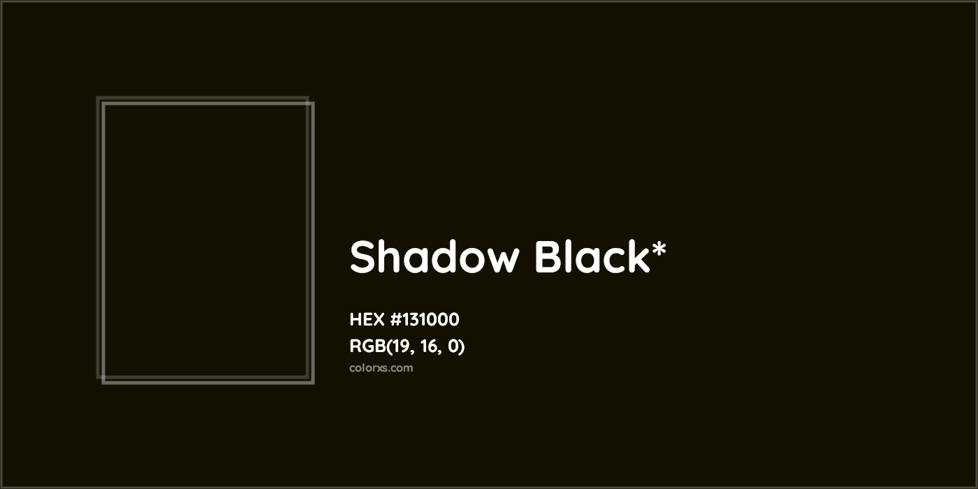 HEX #131000 Color Name, Color Code, Palettes, Similar Paints, Images