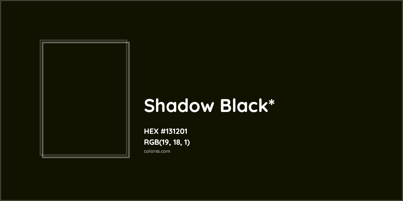 HEX #131201 Color Name, Color Code, Palettes, Similar Paints, Images
