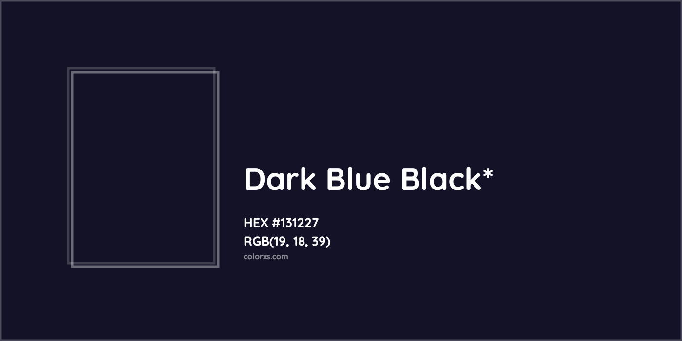 HEX #131227 Color Name, Color Code, Palettes, Similar Paints, Images