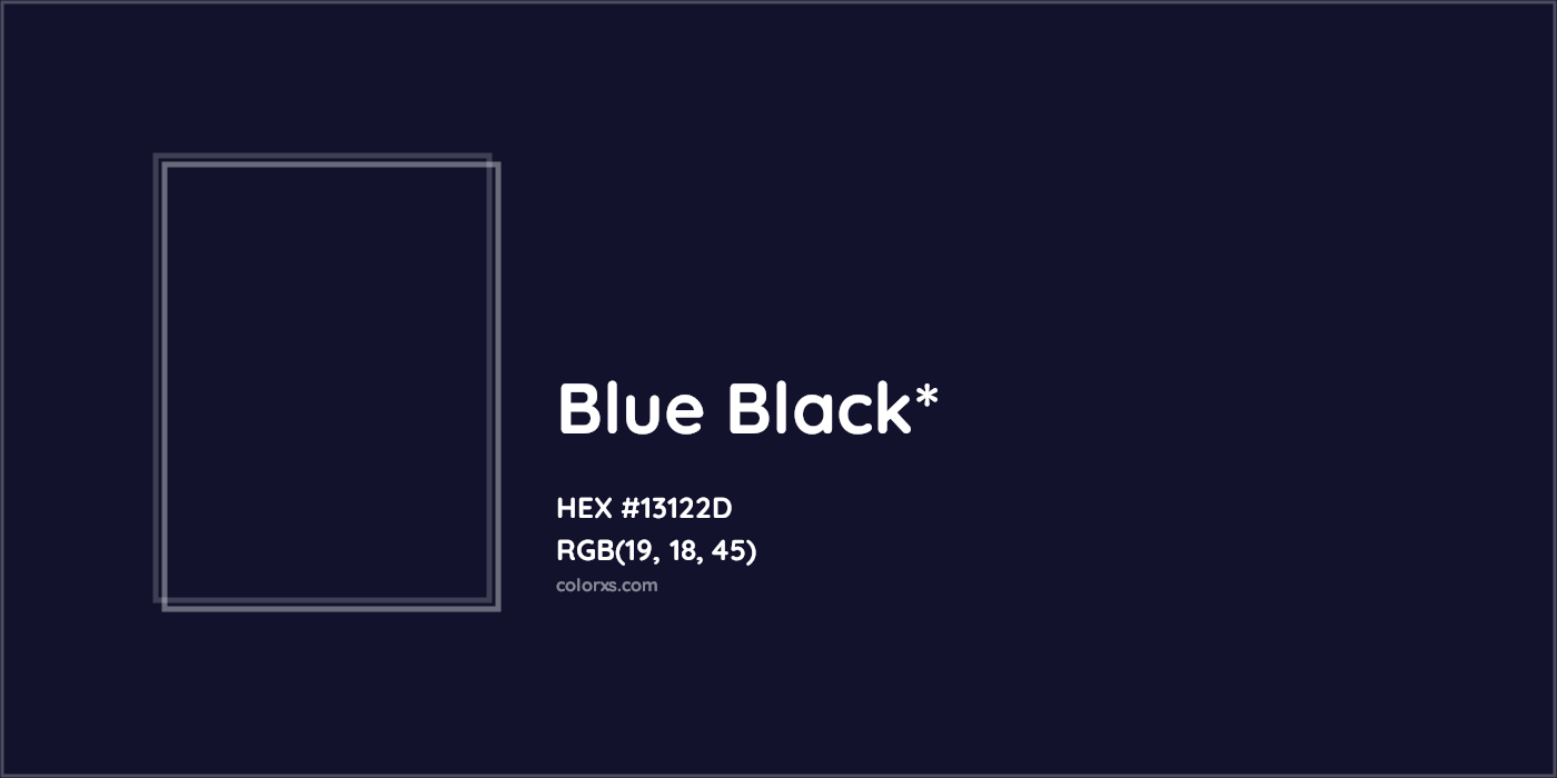 HEX #13122D Color Name, Color Code, Palettes, Similar Paints, Images