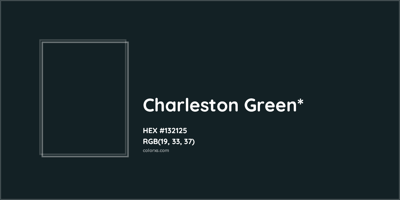 HEX #132125 Color Name, Color Code, Palettes, Similar Paints, Images