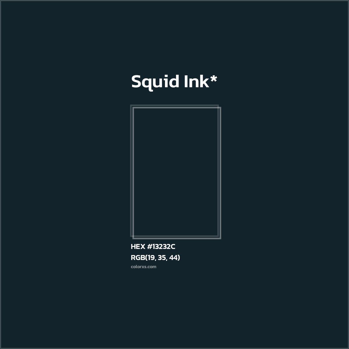 HEX #13232C Color Name, Color Code, Palettes, Similar Paints, Images