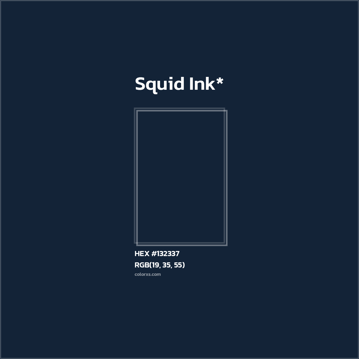 HEX #132337 Color Name, Color Code, Palettes, Similar Paints, Images