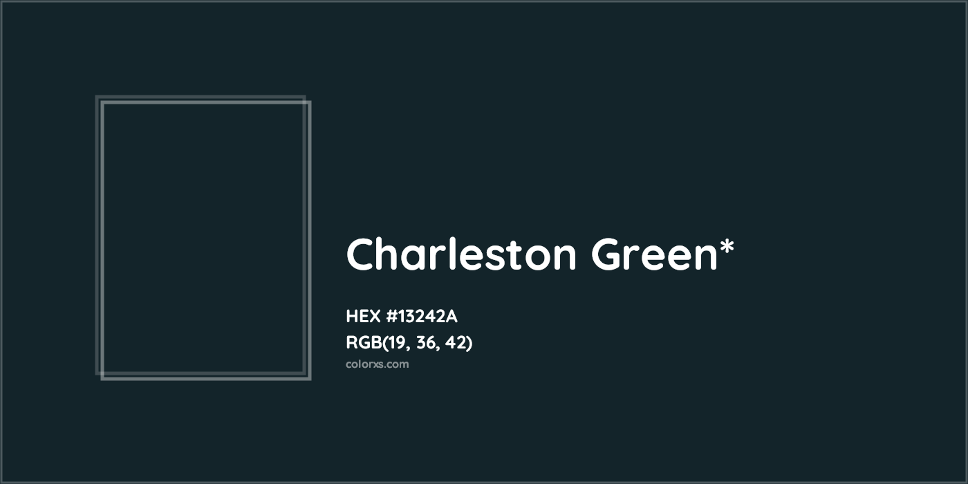 HEX #13242A Color Name, Color Code, Palettes, Similar Paints, Images