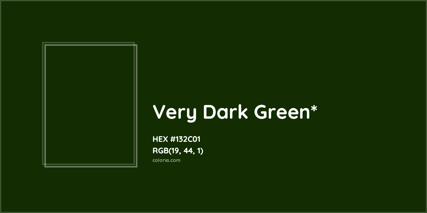 HEX #132C01 Color Name, Color Code, Palettes, Similar Paints, Images