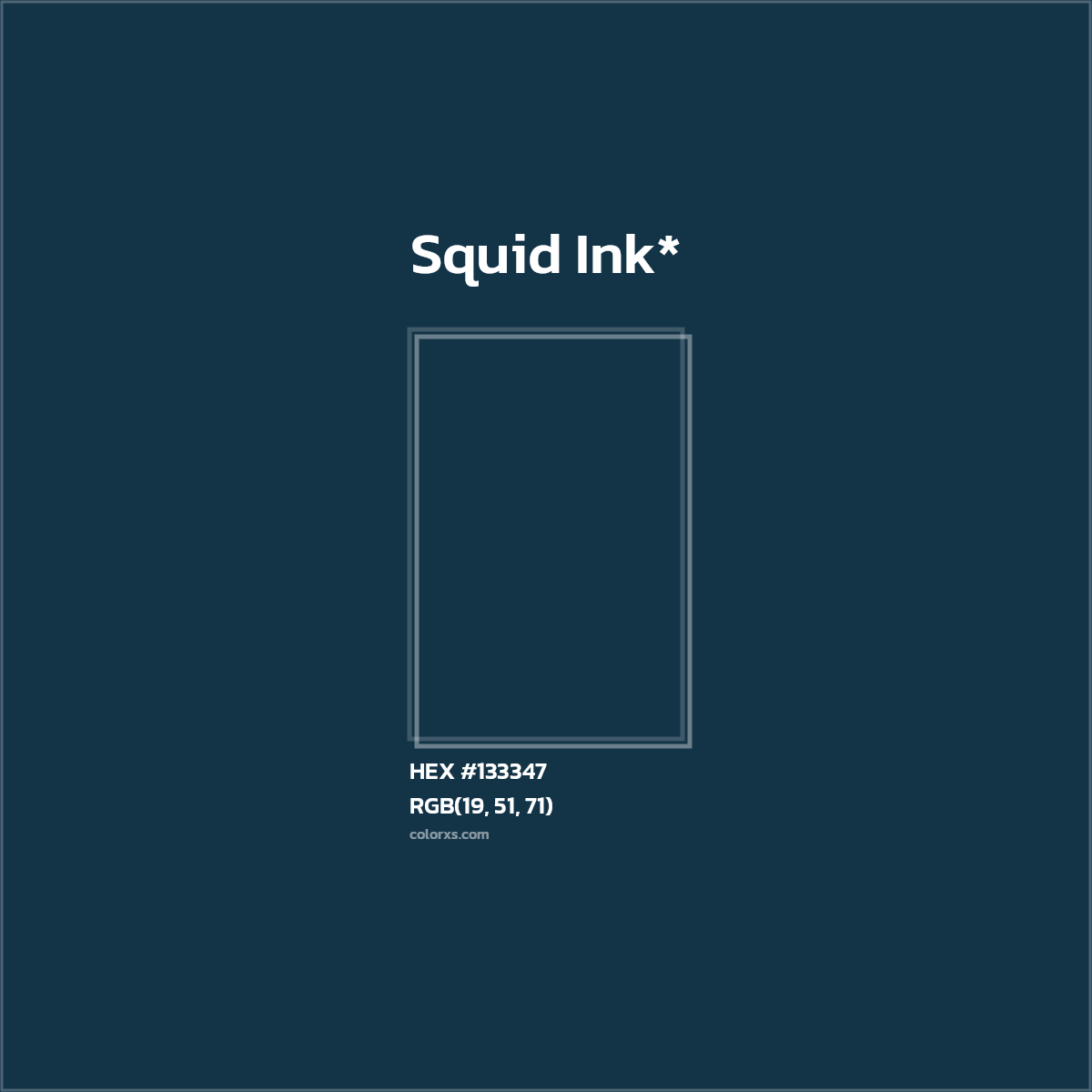 HEX #133347 Color Name, Color Code, Palettes, Similar Paints, Images