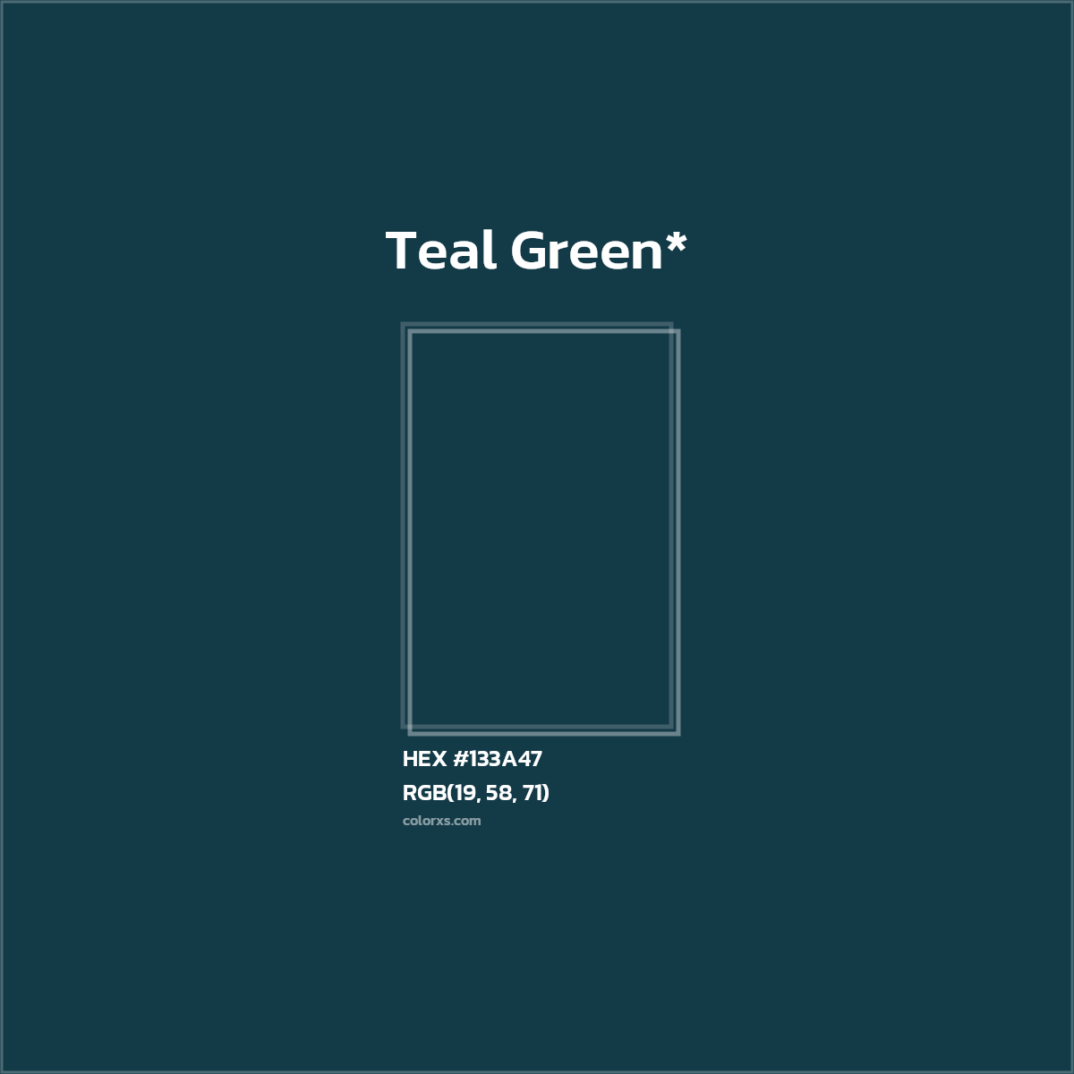 HEX #133A47 Color Name, Color Code, Palettes, Similar Paints, Images