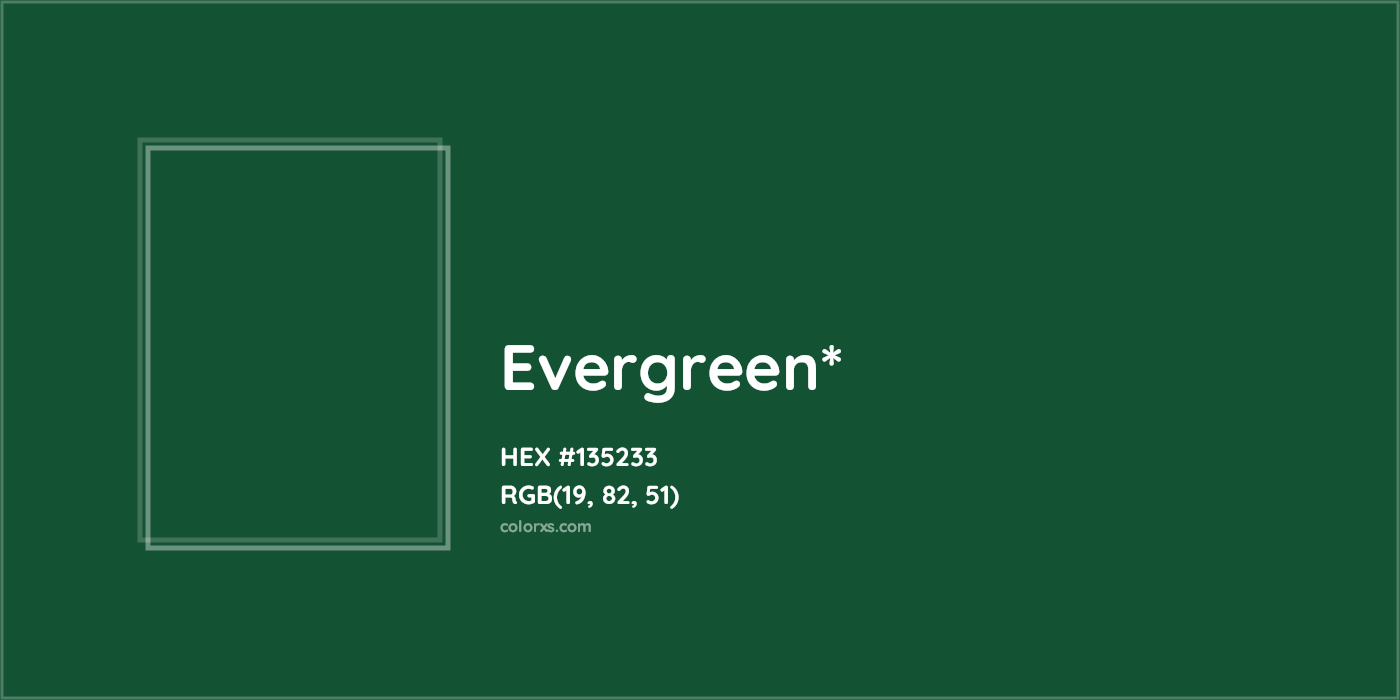 HEX #135233 Color Name, Color Code, Palettes, Similar Paints, Images