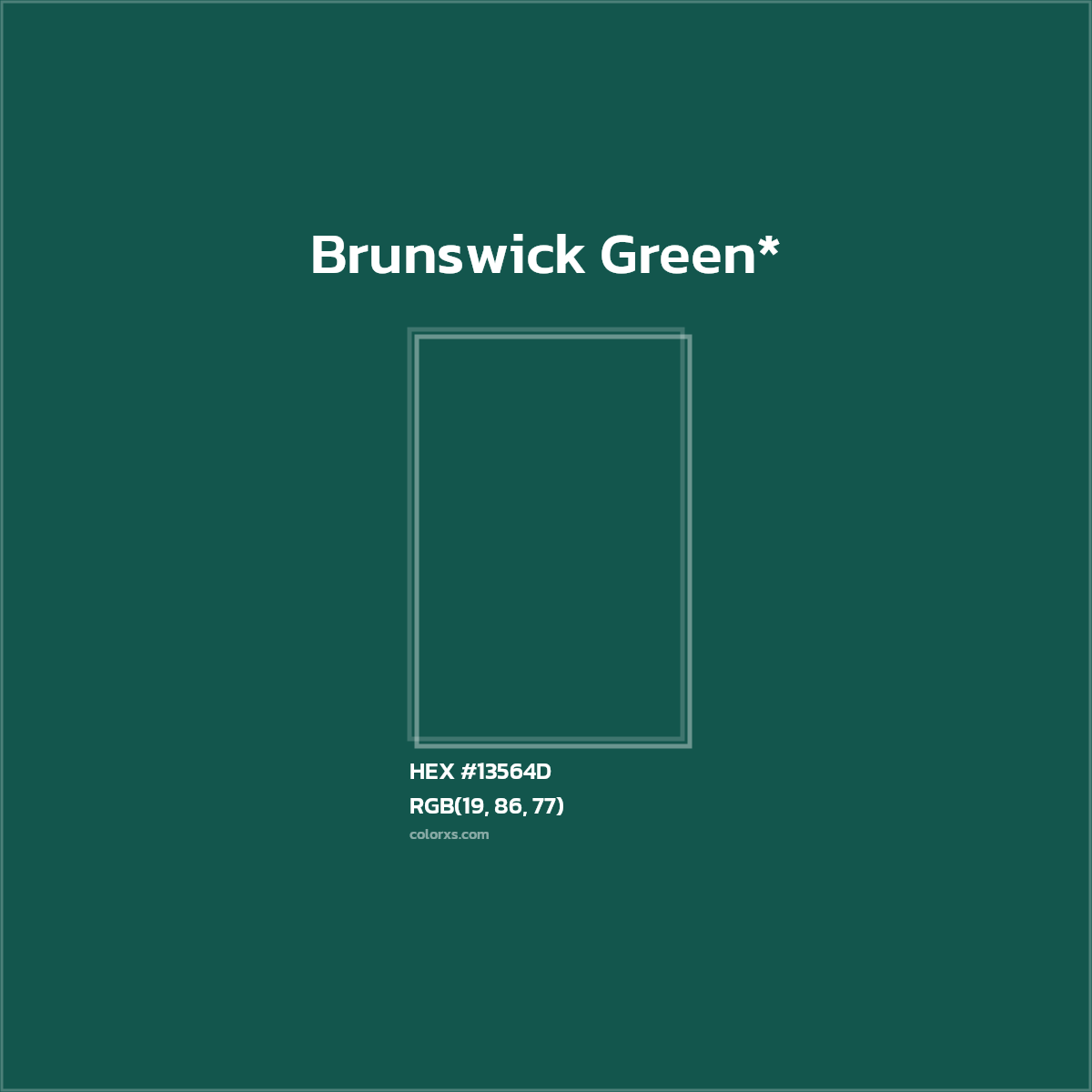 HEX #13564D Color Name, Color Code, Palettes, Similar Paints, Images