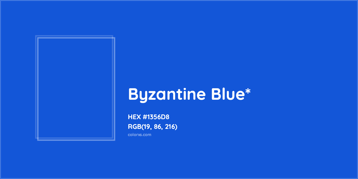 HEX #1356D8 Color Name, Color Code, Palettes, Similar Paints, Images