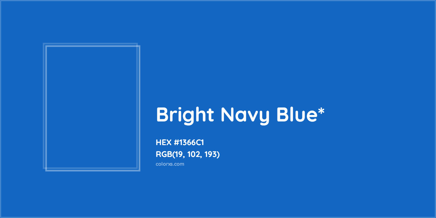 HEX #1366C1 Color Name, Color Code, Palettes, Similar Paints, Images