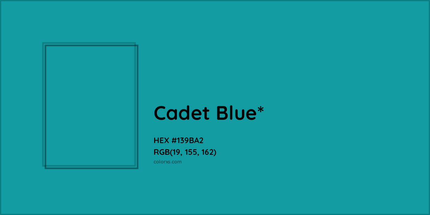HEX #139BA2 Color Name, Color Code, Palettes, Similar Paints, Images