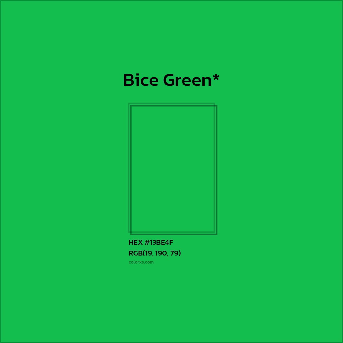 HEX #13BE4F Color Name, Color Code, Palettes, Similar Paints, Images