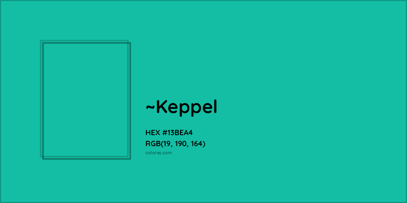 HEX #13BEA4 Color Name, Color Code, Palettes, Similar Paints, Images