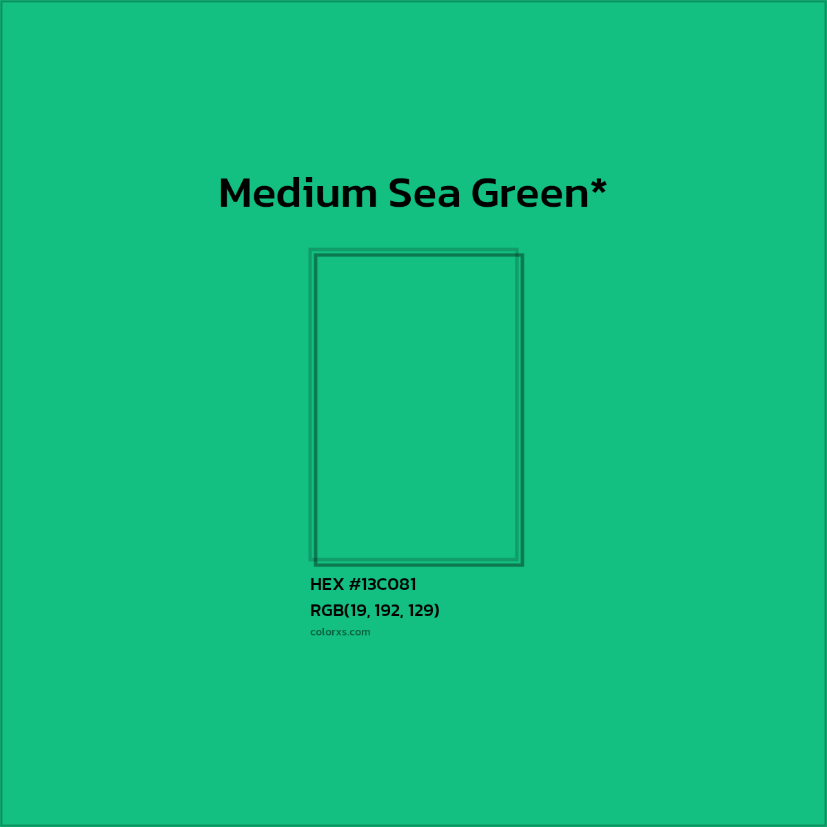 HEX #13C081 Color Name, Color Code, Palettes, Similar Paints, Images