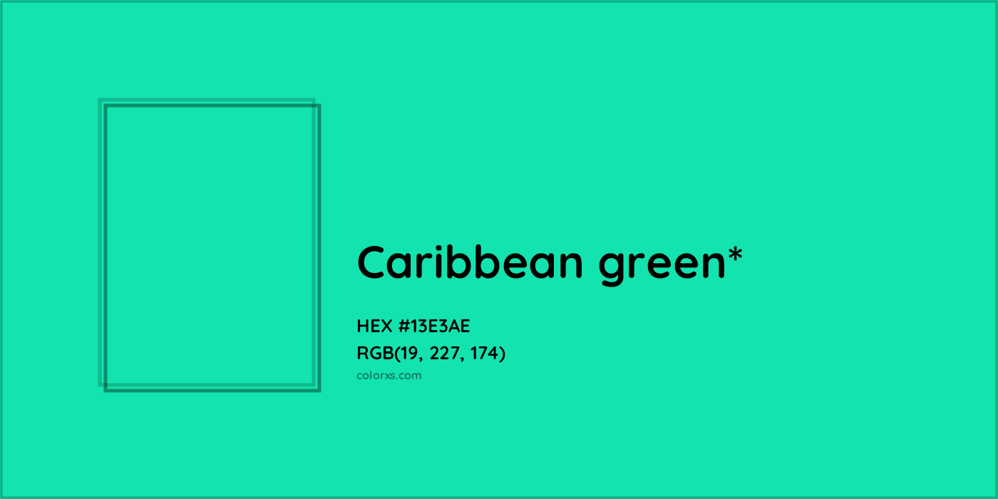 HEX #13E3AE Color Name, Color Code, Palettes, Similar Paints, Images
