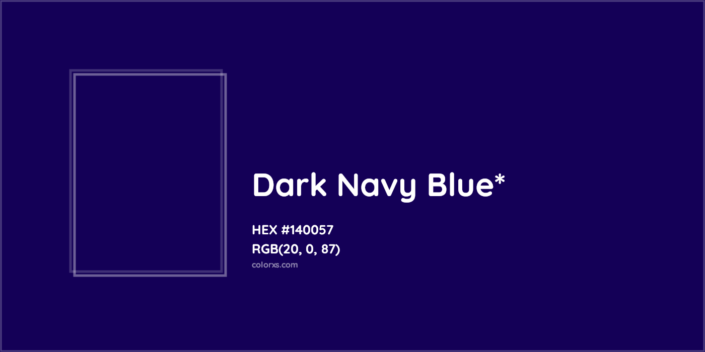 HEX #140057 Color Name, Color Code, Palettes, Similar Paints, Images