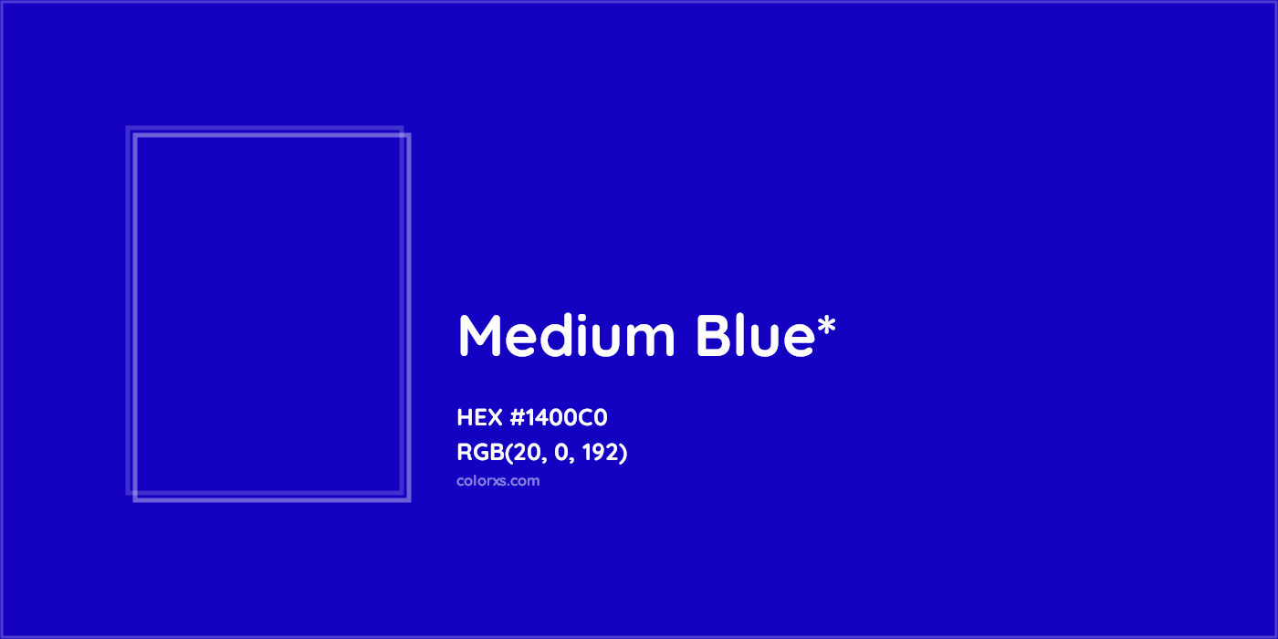 HEX #1400C0 Color Name, Color Code, Palettes, Similar Paints, Images