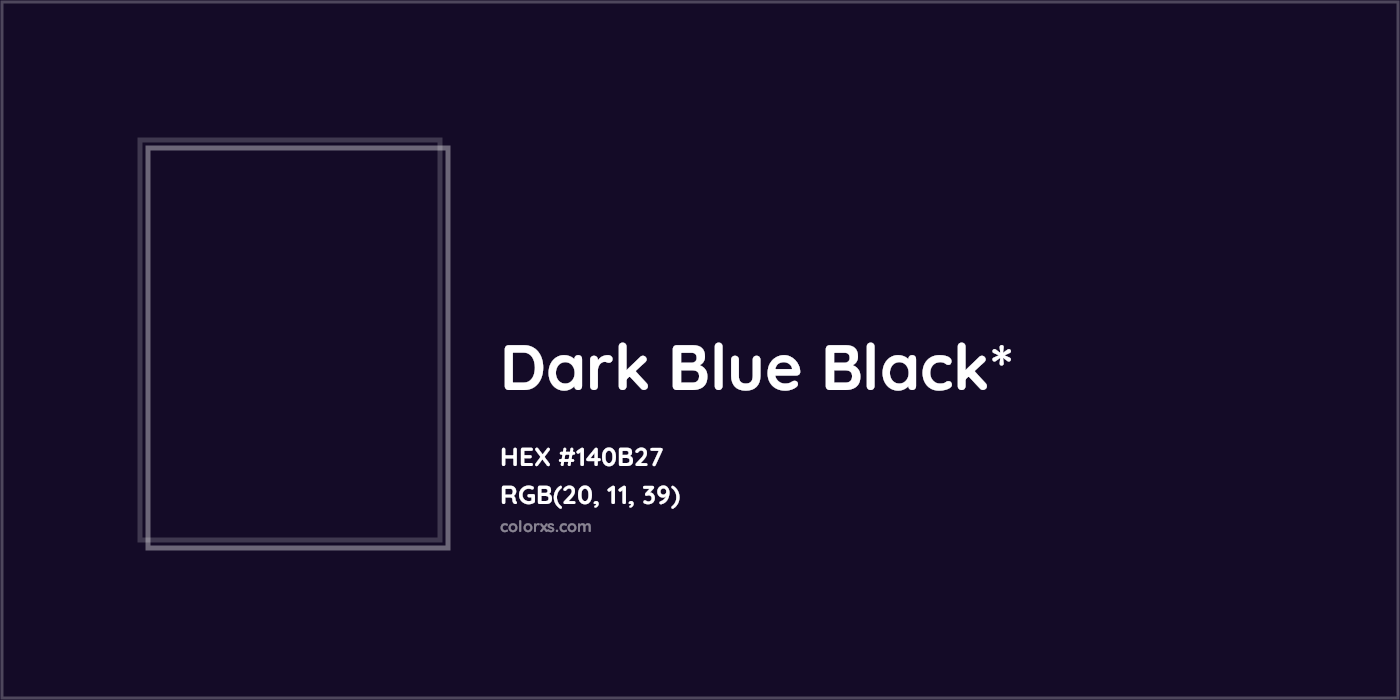 HEX #140B27 Color Name, Color Code, Palettes, Similar Paints, Images