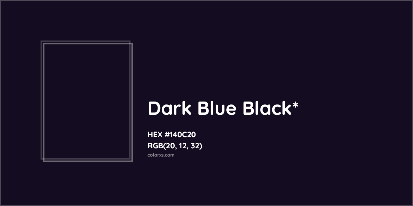 HEX #140C20 Color Name, Color Code, Palettes, Similar Paints, Images