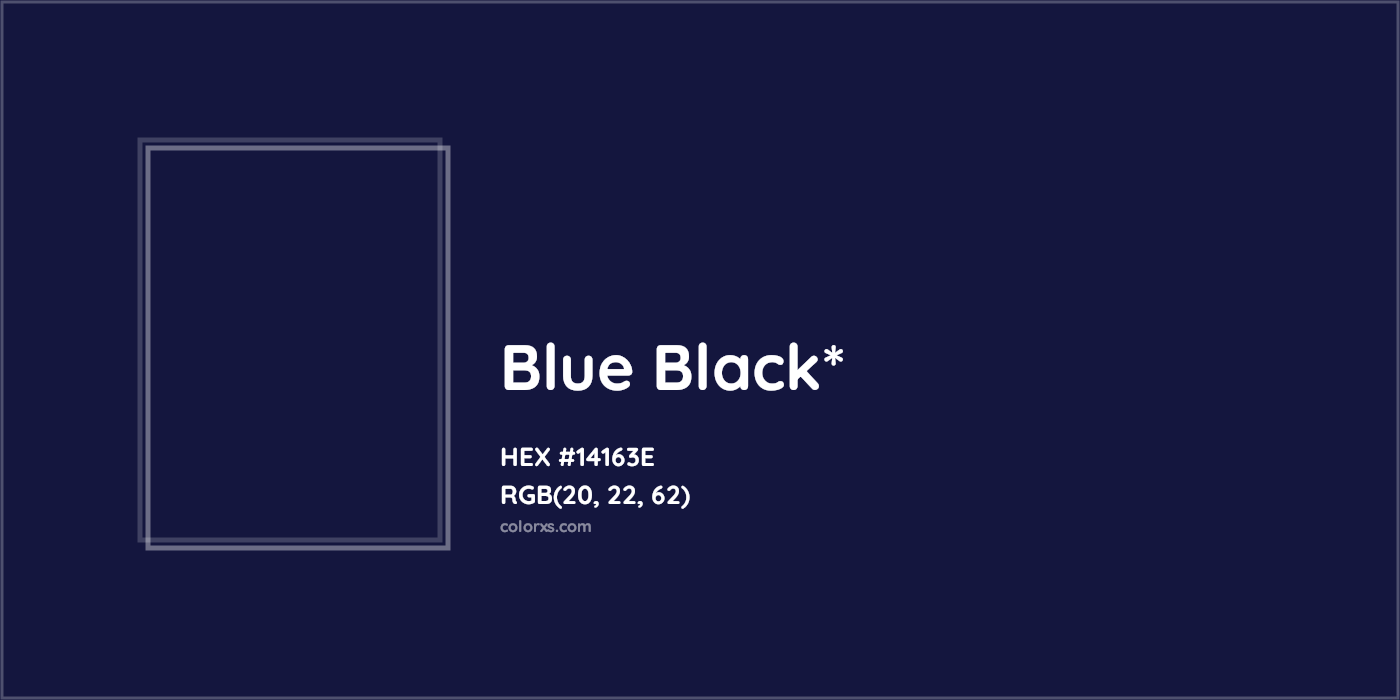 HEX #14163E Color Name, Color Code, Palettes, Similar Paints, Images
