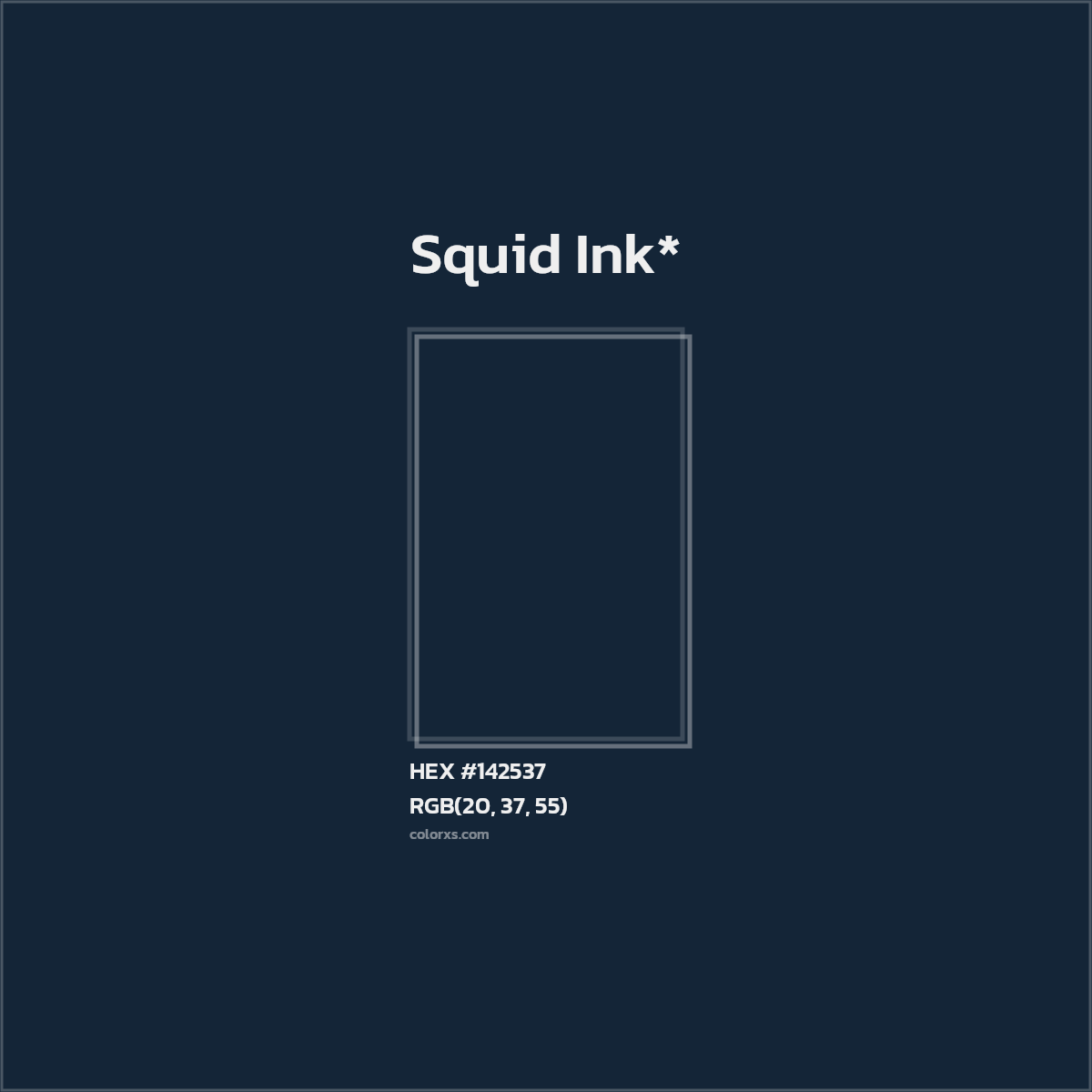 HEX #142537 Color Name, Color Code, Palettes, Similar Paints, Images