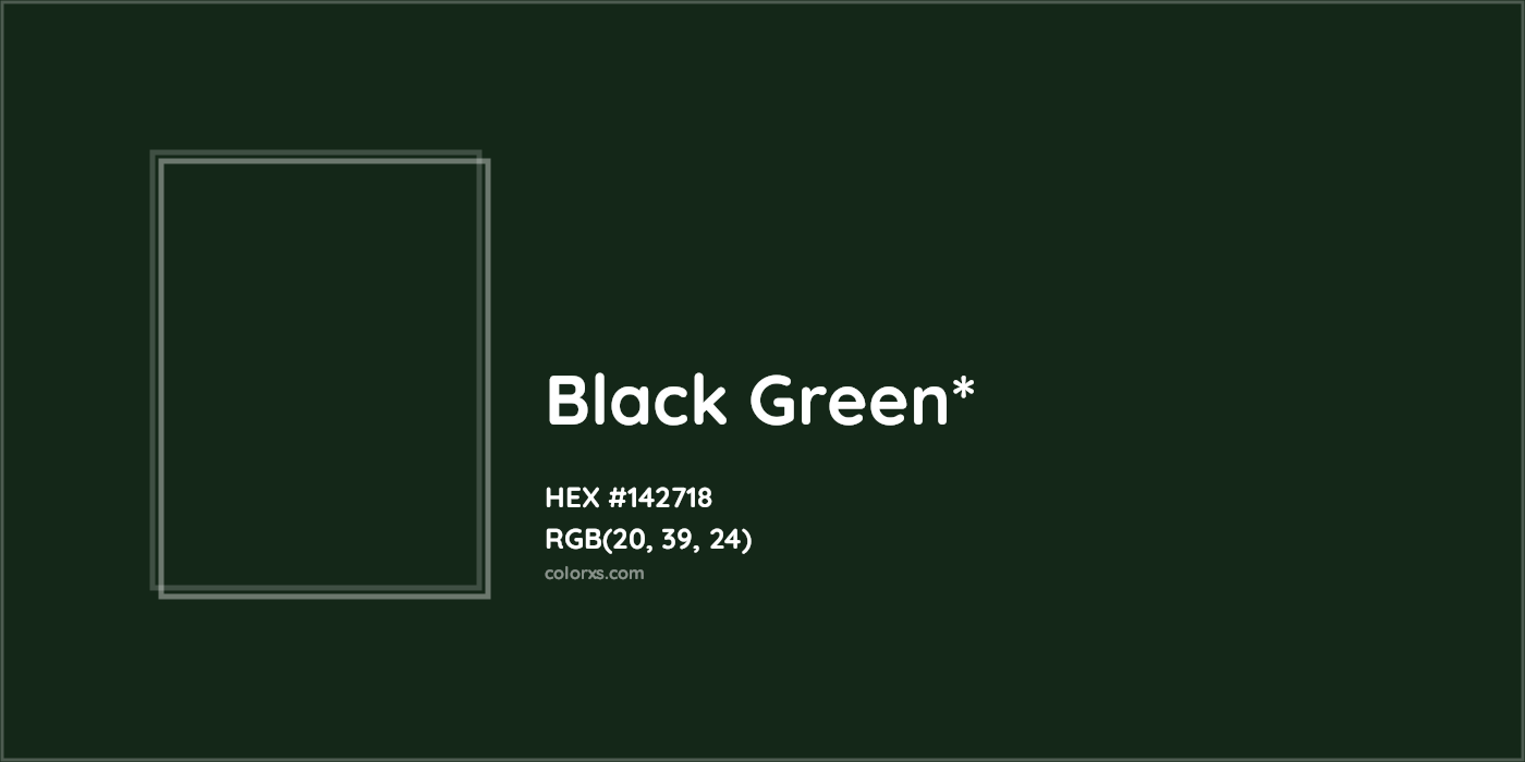 HEX #142718 Color Name, Color Code, Palettes, Similar Paints, Images
