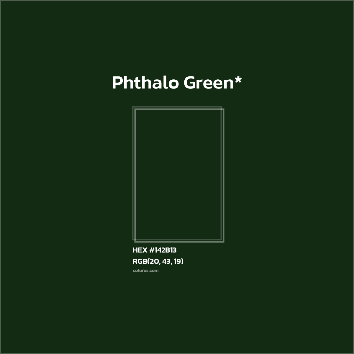 HEX #142B13 Color Name, Color Code, Palettes, Similar Paints, Images