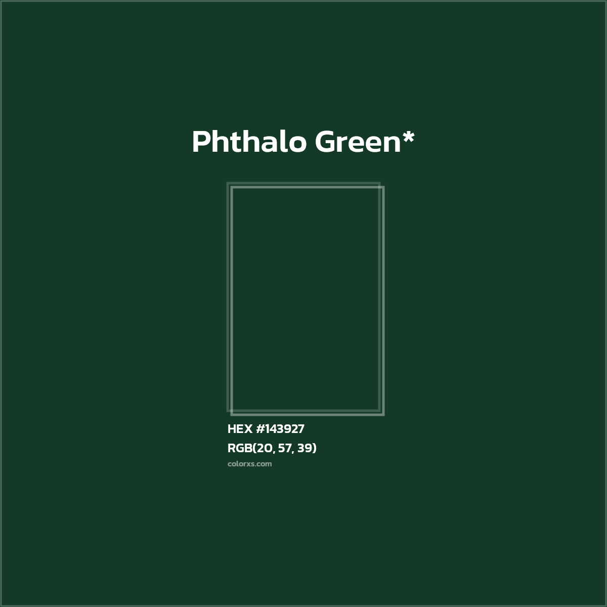 HEX #143927 Color Name, Color Code, Palettes, Similar Paints, Images