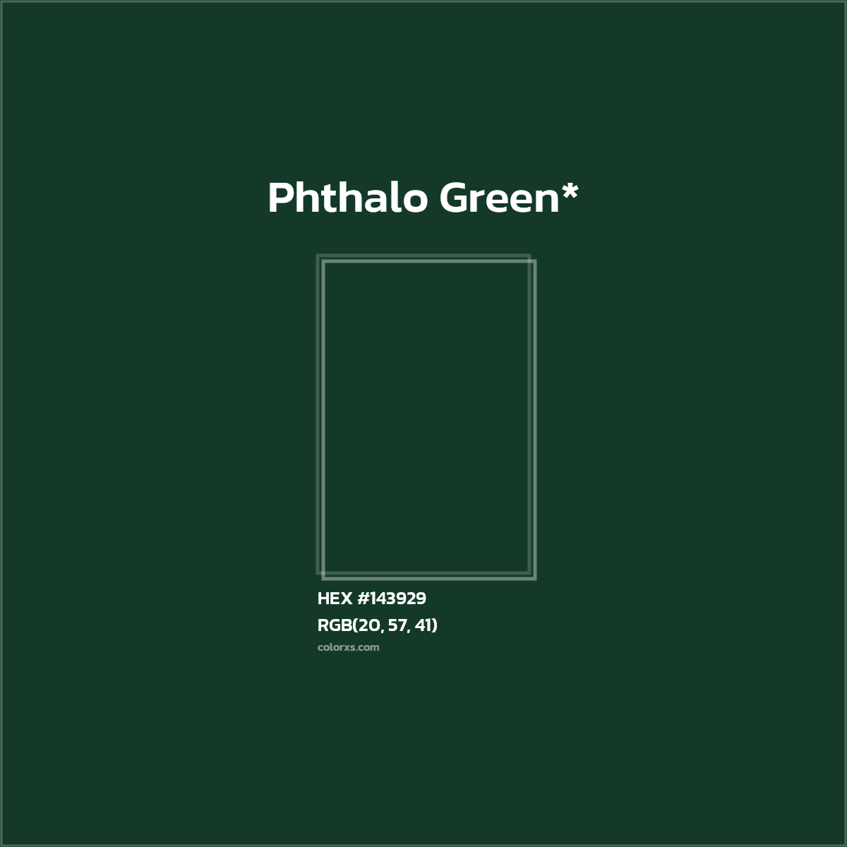 HEX #143929 Color Name, Color Code, Palettes, Similar Paints, Images