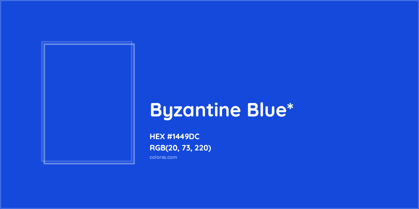 HEX #1449DC Color Name, Color Code, Palettes, Similar Paints, Images