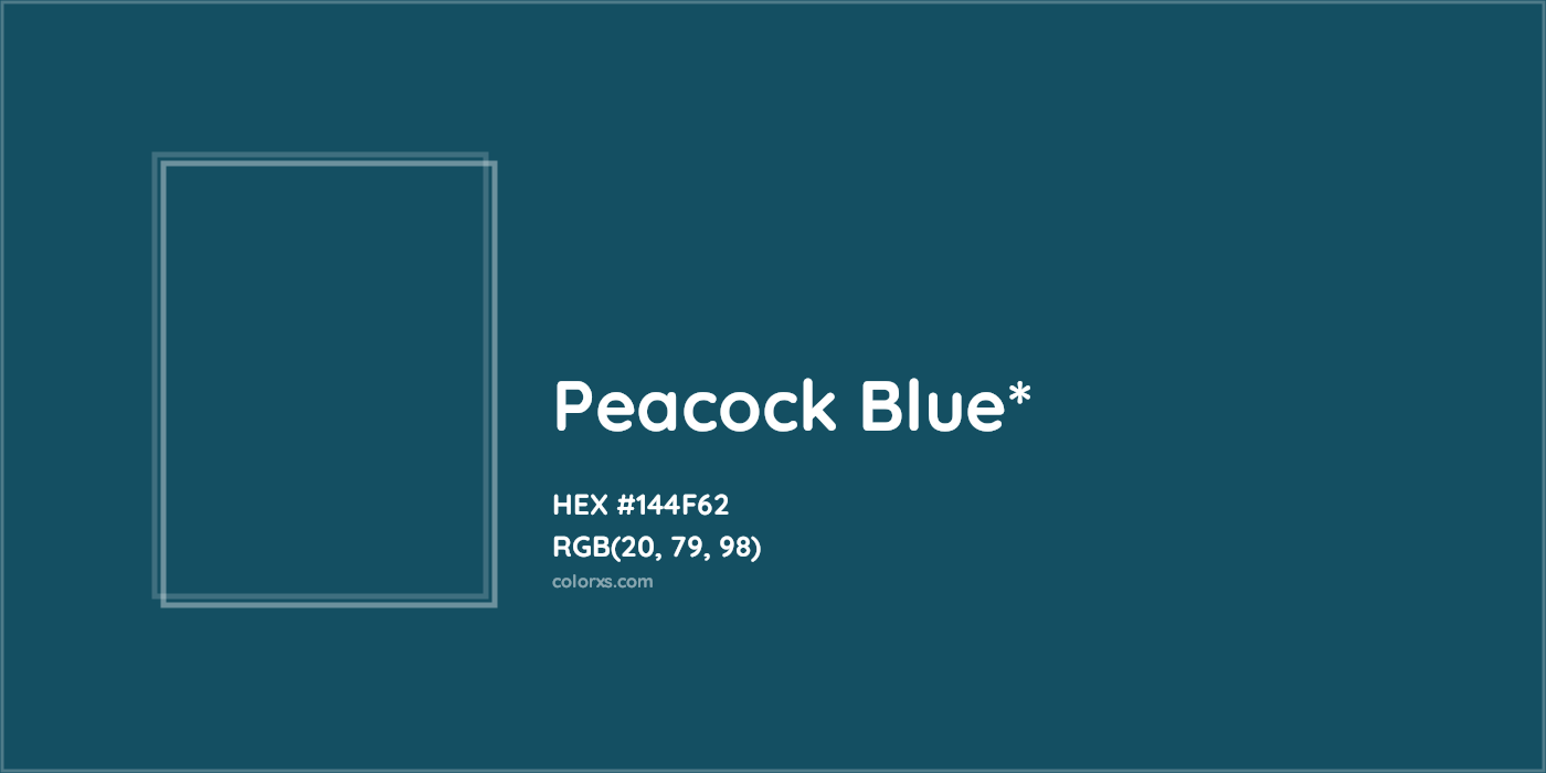 HEX #144F62 Color Name, Color Code, Palettes, Similar Paints, Images
