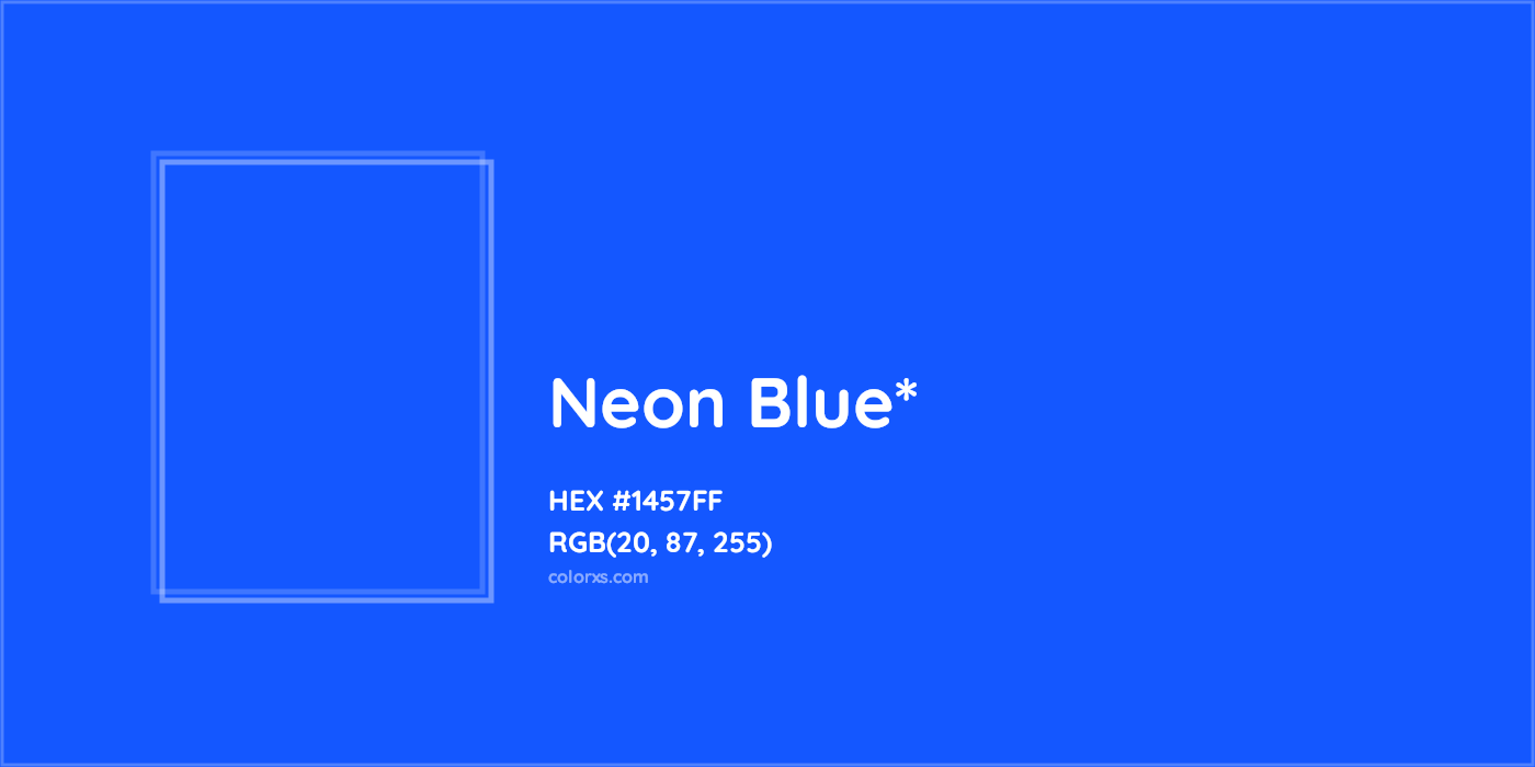 HEX #1457FF Color Name, Color Code, Palettes, Similar Paints, Images