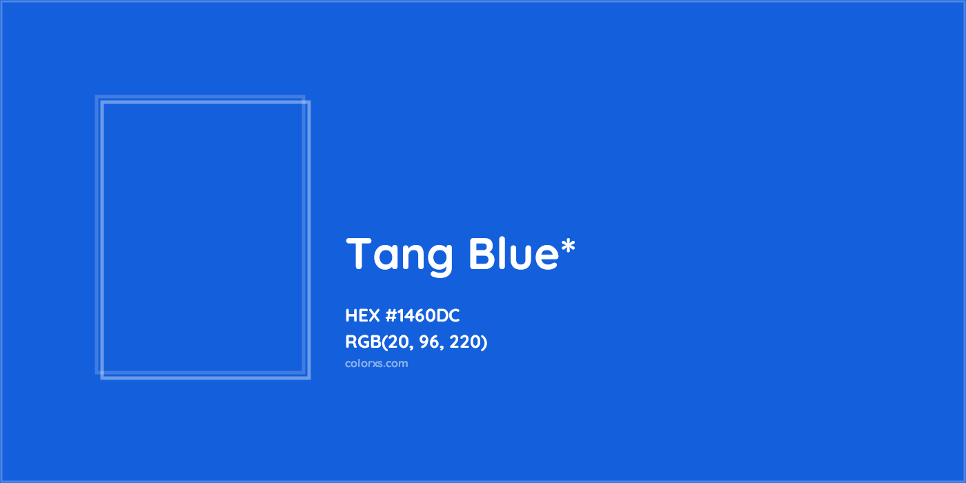 HEX #1460DC Color Name, Color Code, Palettes, Similar Paints, Images