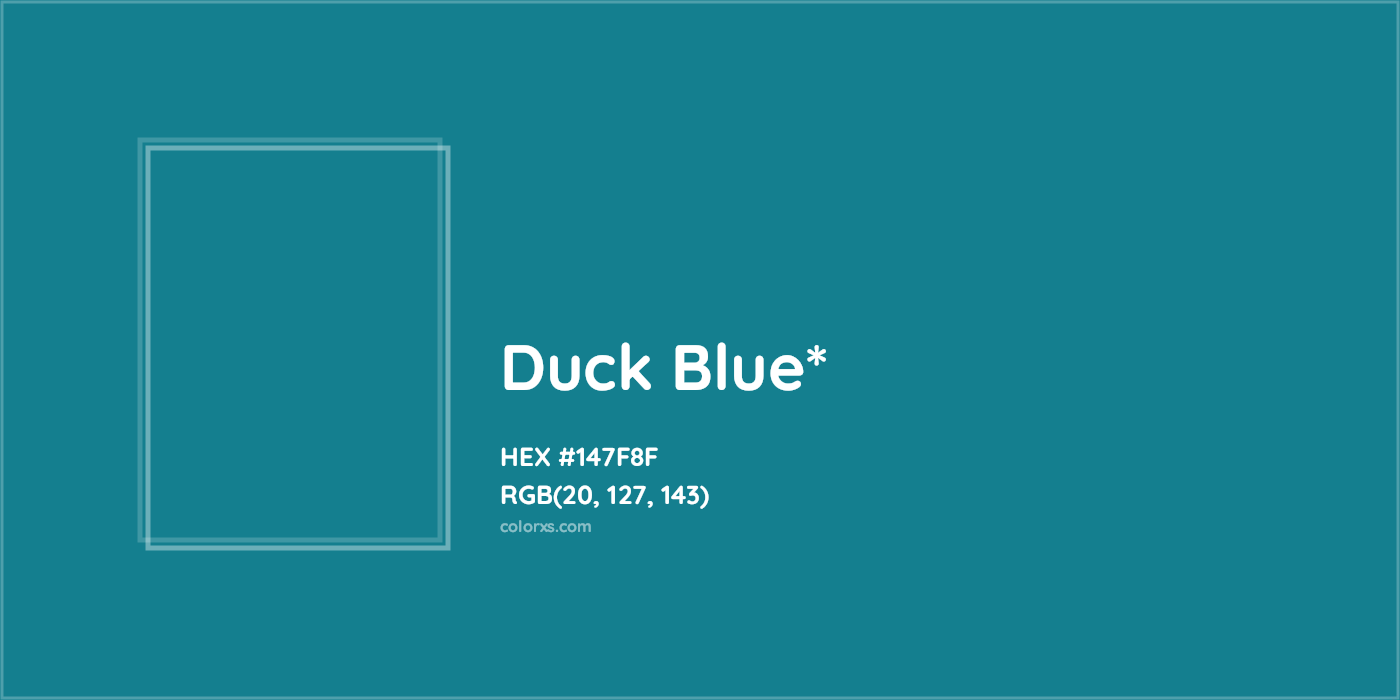 HEX #147F8F Color Name, Color Code, Palettes, Similar Paints, Images