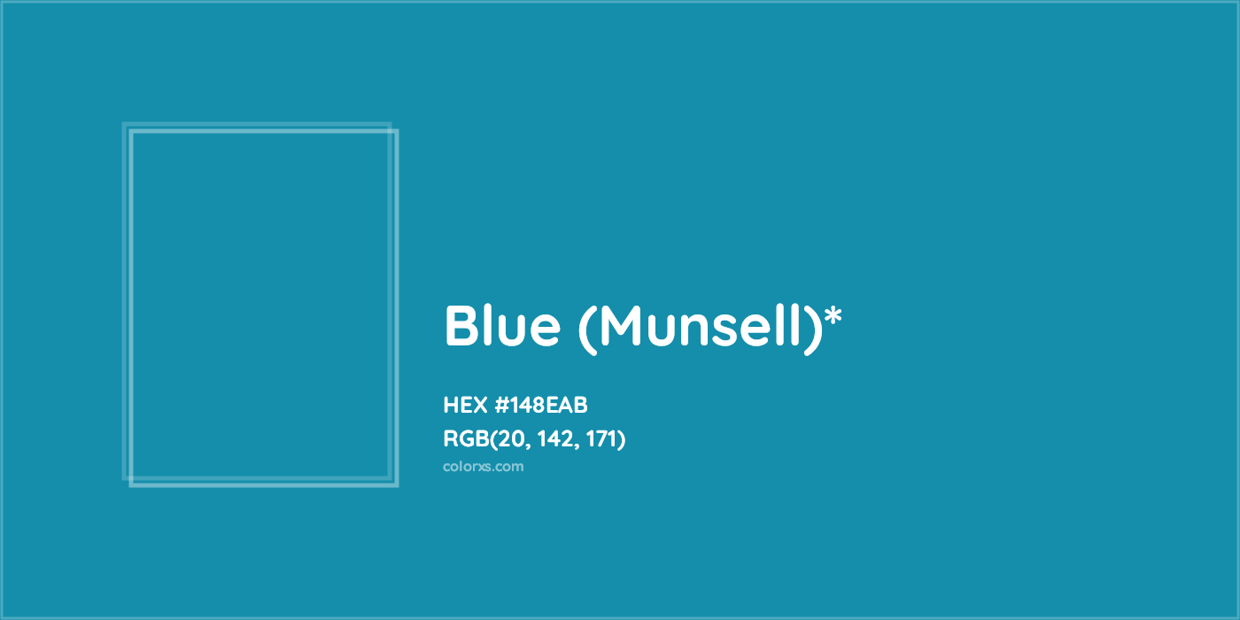 HEX #148EAB Color Name, Color Code, Palettes, Similar Paints, Images