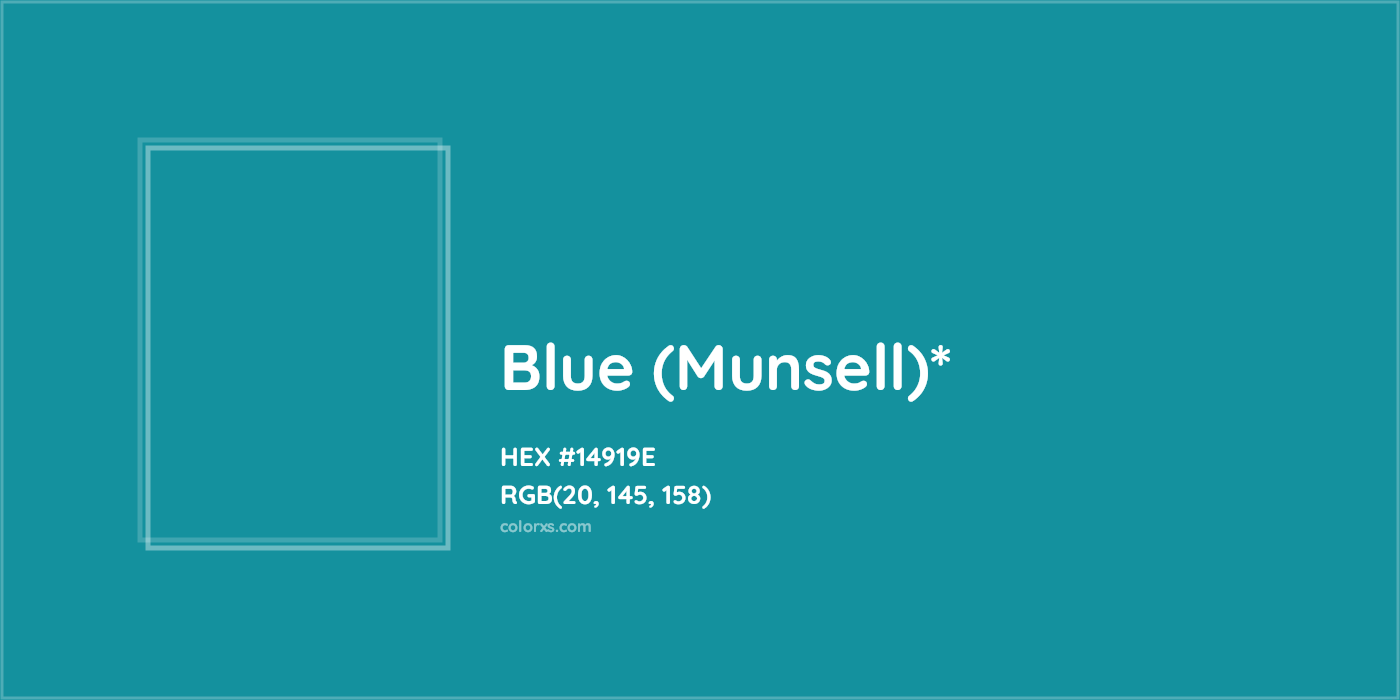 HEX #14919E Color Name, Color Code, Palettes, Similar Paints, Images