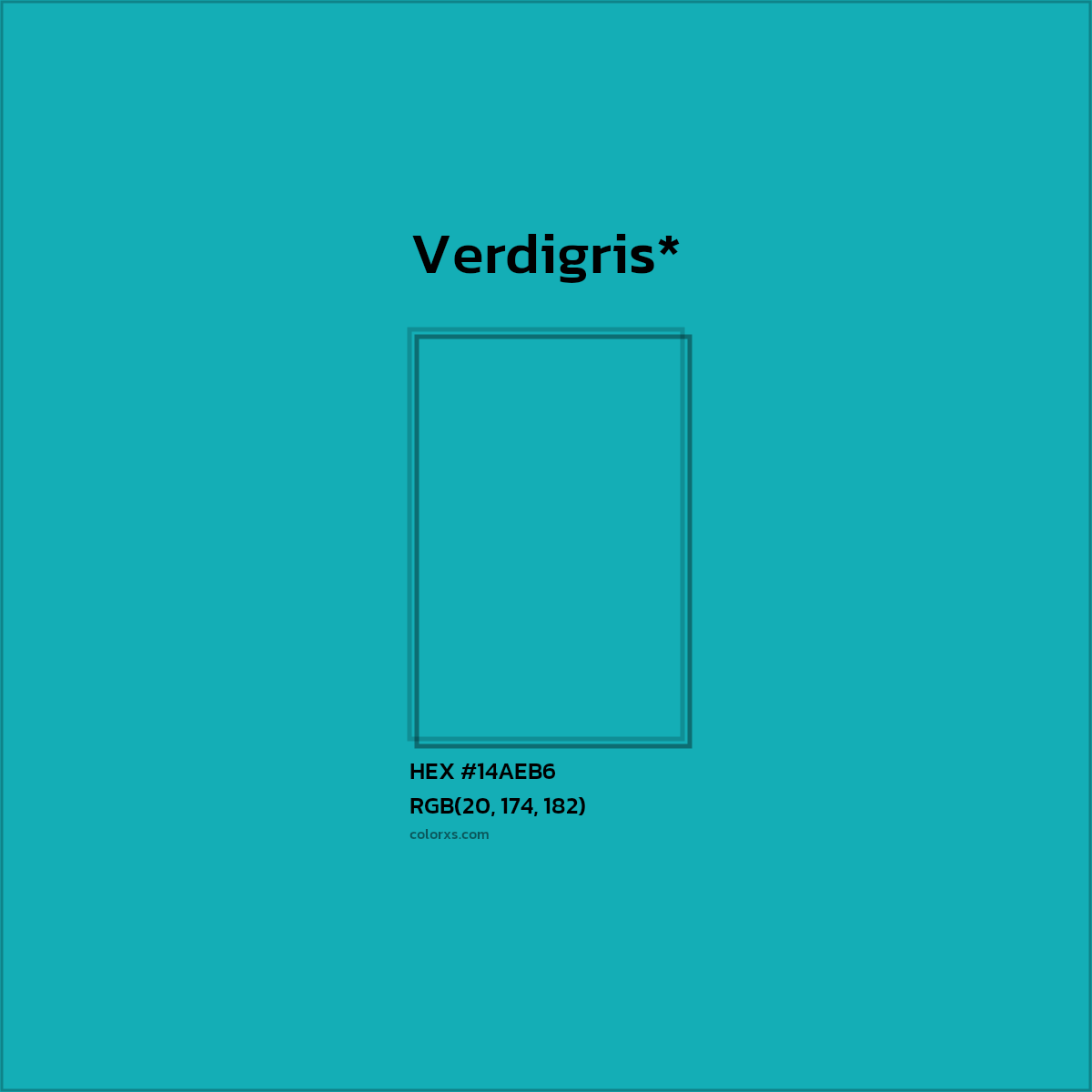 HEX #14AEB6 Color Name, Color Code, Palettes, Similar Paints, Images