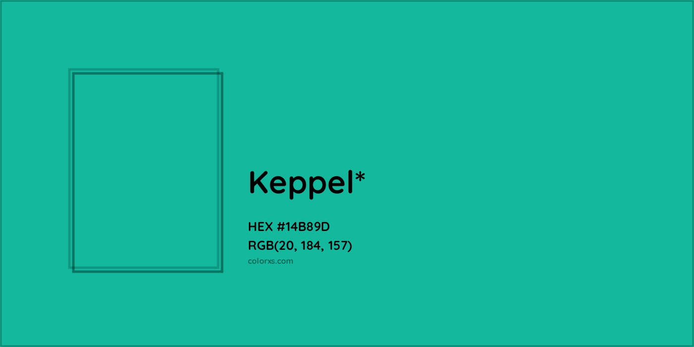 HEX #14B89D Color Name, Color Code, Palettes, Similar Paints, Images