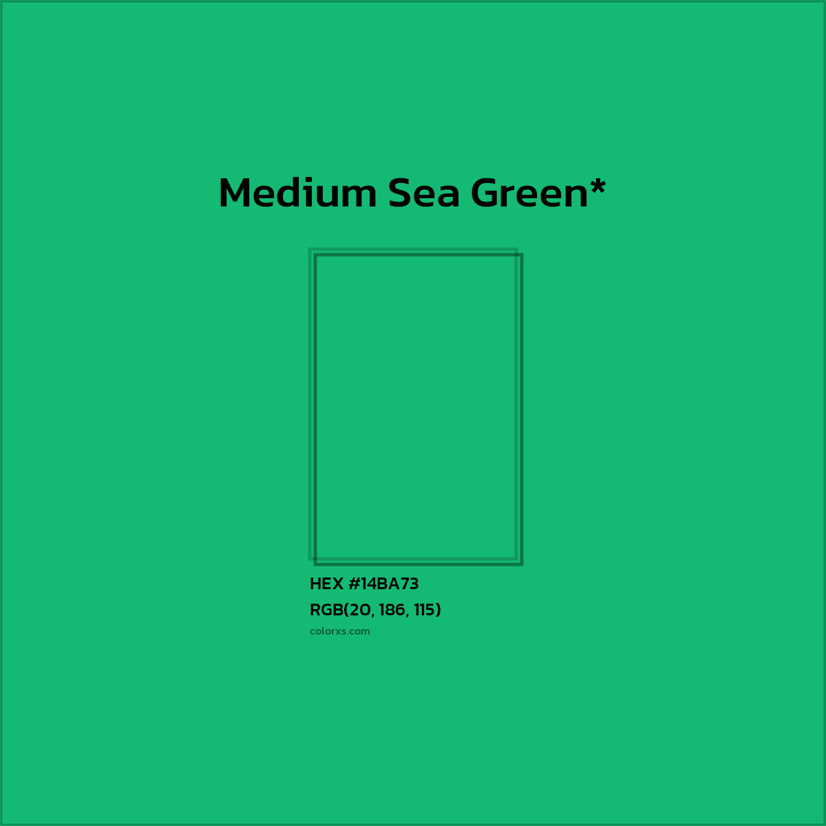 HEX #14BA73 Color Name, Color Code, Palettes, Similar Paints, Images