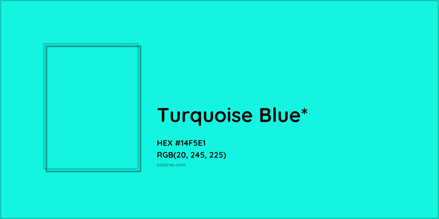 HEX #14F5E1 Color Name, Color Code, Palettes, Similar Paints, Images