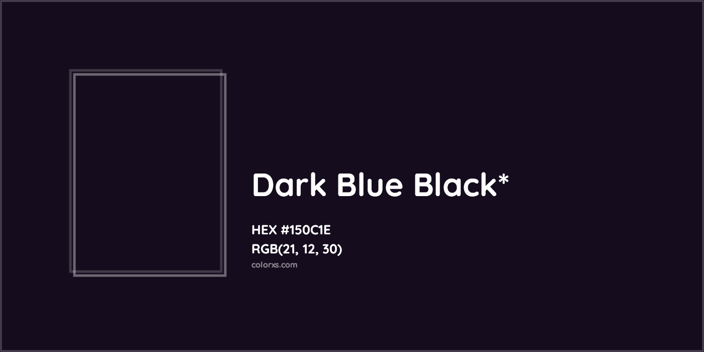 HEX #150C1E Color Name, Color Code, Palettes, Similar Paints, Images