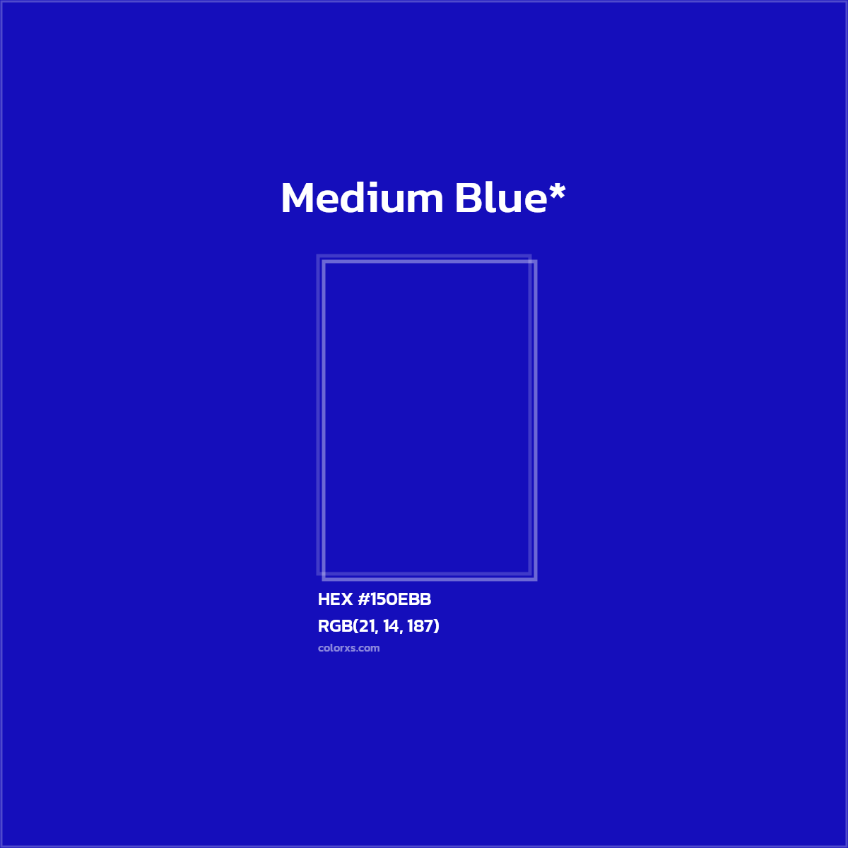 HEX #150EBB Color Name, Color Code, Palettes, Similar Paints, Images