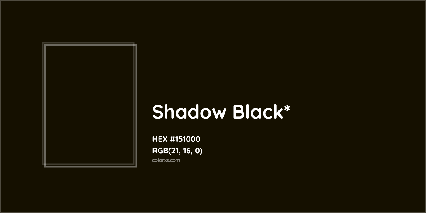 HEX #151000 Color Name, Color Code, Palettes, Similar Paints, Images