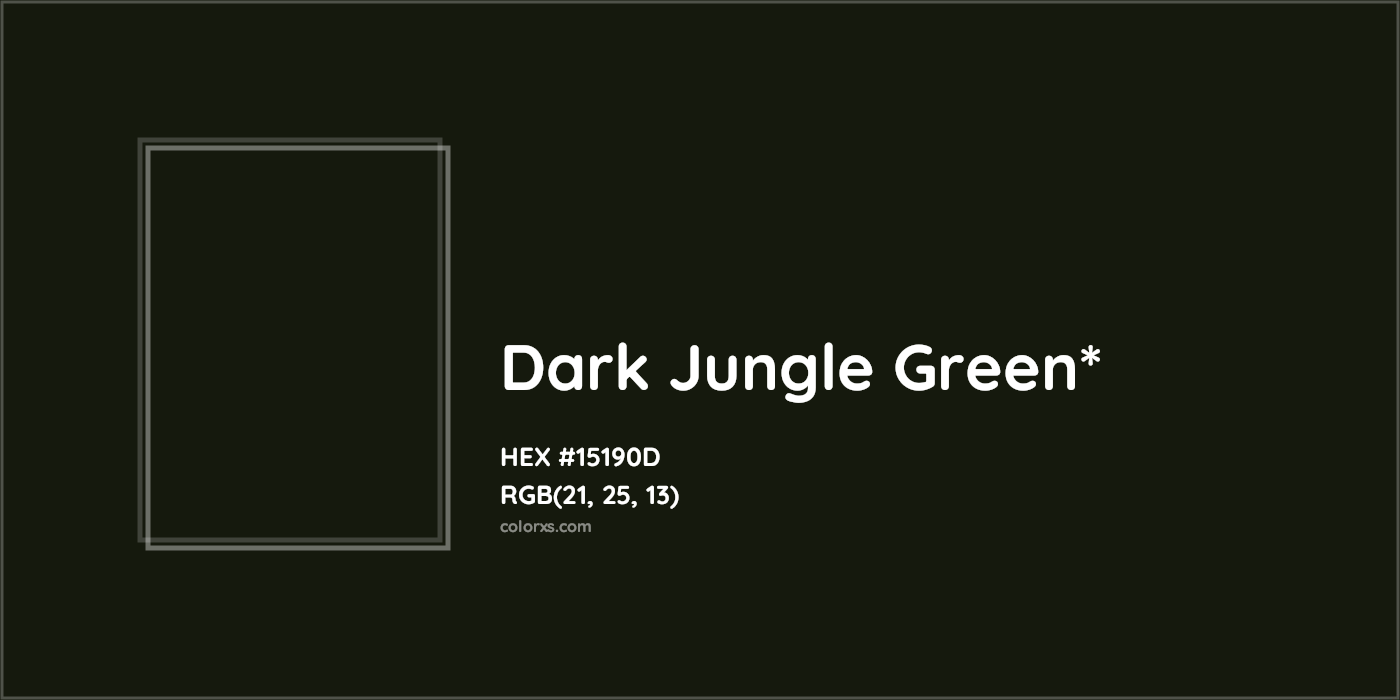 HEX #15190D Color Name, Color Code, Palettes, Similar Paints, Images